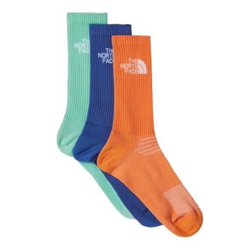 The North Face Multi Sport Cush Crew Unisex Çorap 3P Renkli Renkli - S