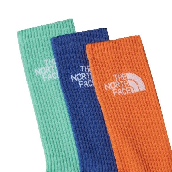 The North Face Multi Sport Cush Crew Unisex Çorap 3P Renkli Renkli - S