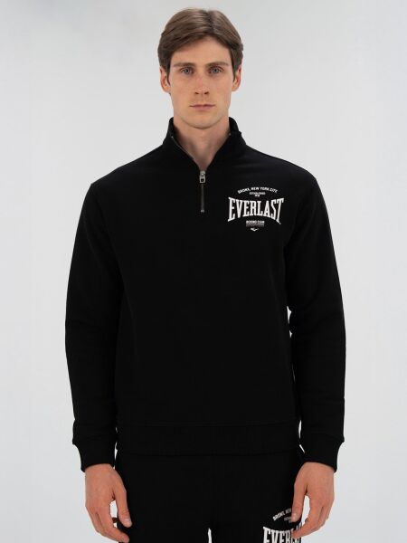 Everlast Bronx NYC Half Zip Regular Siyah Erkek Sweatshirt XL - Siyah