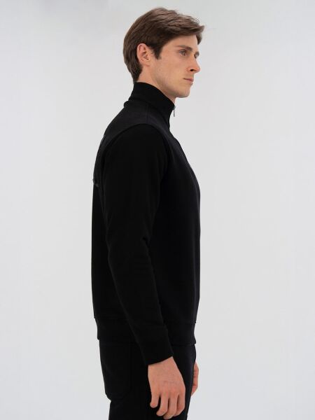 Everlast Bronx NYC Half Zip Regular Siyah Erkek Sweatshirt XL - Siyah