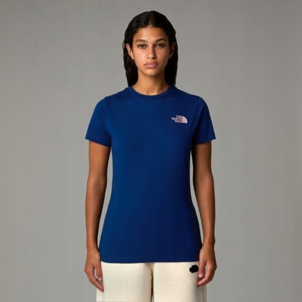 The North Face W Ss Box Nse Slim Tee Kadın T-Shirt Lacivert - XS