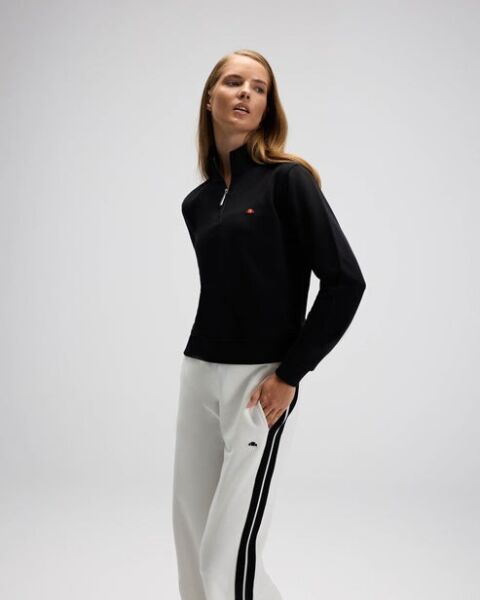 Ellesse Kadın Yarım Fermuarlı Sweat EF557 XS - Siyah
