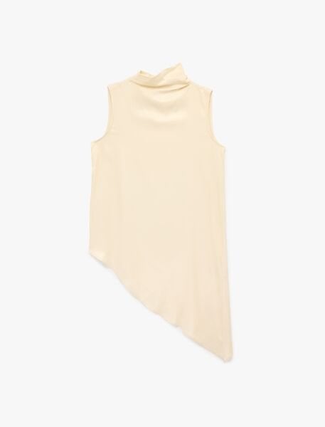 Koton Ekru Bluz 6Sak60254Uw 44 - Ekru