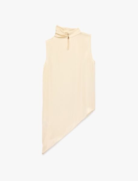 Koton Ekru Bluz 6Sak60254Uw 44 - Ekru