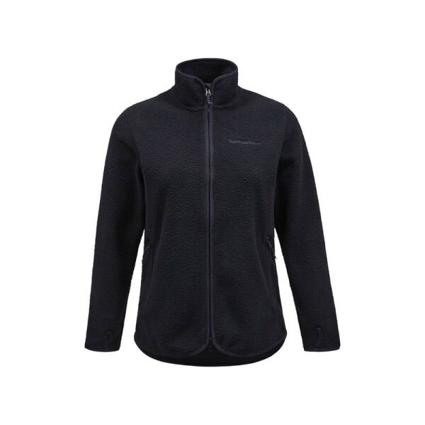 Peak Performance W Pile Zip Jacket Kadın Polar Siyah - L