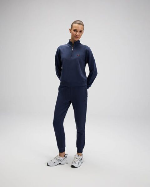 Ellesse Kadın Yarım Fermuarlı Sweat EF557 S - Lacivert