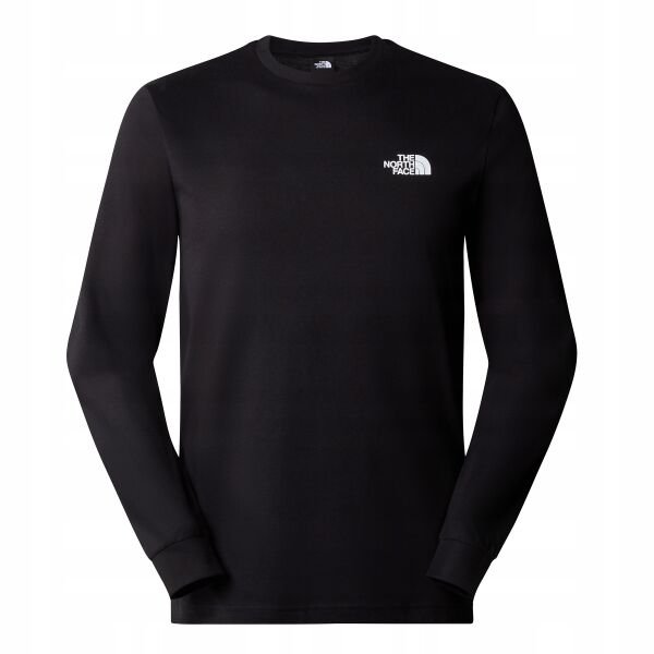 The North Face M L/S Box Nse Tee Erkek Uzun Kollu T-Shirt Siyah - S