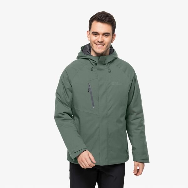 Jack Wolfskin TROPOSPHERE INS JKT M Erkek Mont Yeşil - XXL