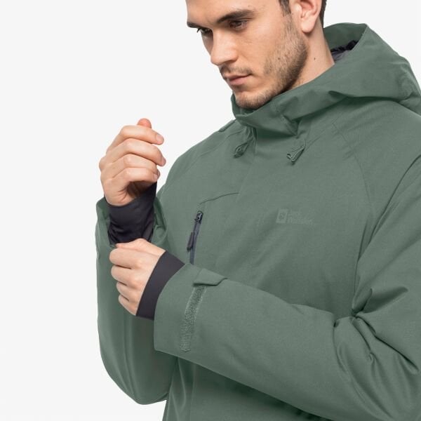 Jack Wolfskin TROPOSPHERE INS JKT M Erkek Mont Yeşil - XXL