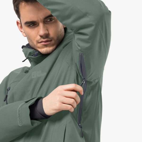 Jack Wolfskin TROPOSPHERE INS JKT M Erkek Mont Yeşil - XXL