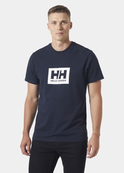 Helly Hansen Hh Box Erkek T-Shirt 2.0 Lacivert - L