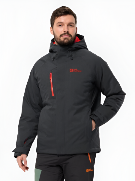 Jack Wolfskin TROPOSPHERE INS JKT M Erkek Mont Koyu Gri - XXL