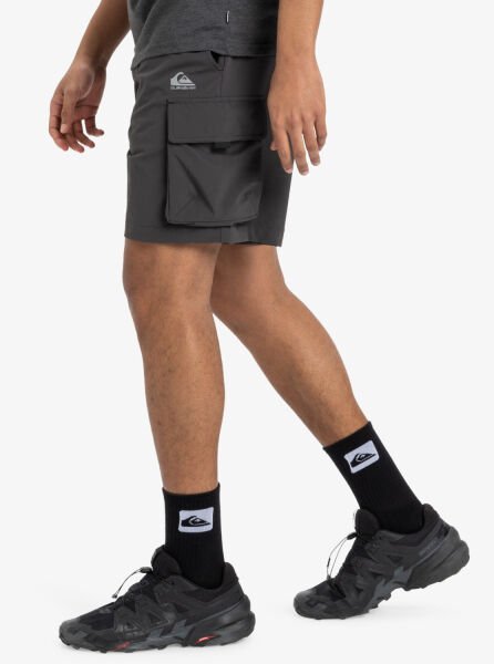 Quiksilver RUN ASHORE CARGO Erkek Şort Antrasit - L