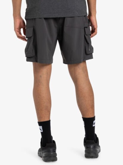 Quiksilver RUN ASHORE CARGO Erkek Şort Antrasit - L