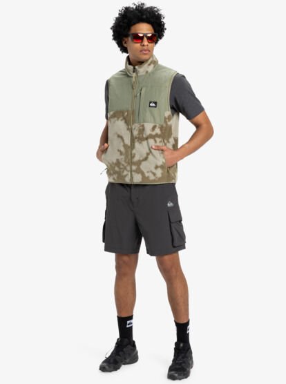 Quiksilver RUN ASHORE CARGO Erkek Şort Antrasit - L