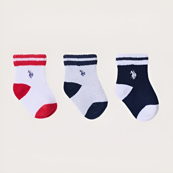 U.S Polo Erkek Bebek Çorap  Örme  Kumaş