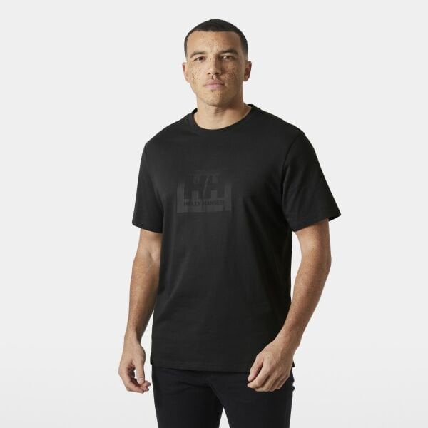 Helly Hansen Hh Box Erkek T-Shirt 2.0 Siyah - S