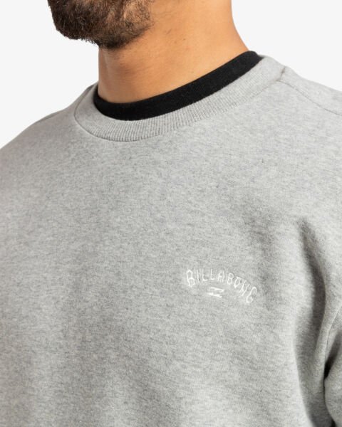 Billabong ARCH CR Erkek Sweatshirt Gri - M
