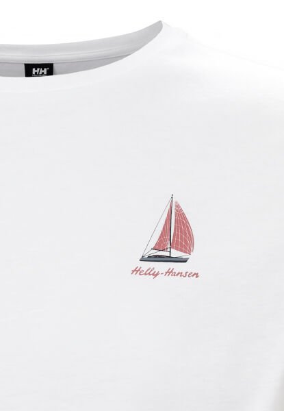 HELLY HANSEN SHORELINE T-SHIRT 3.0 Beyaz - M