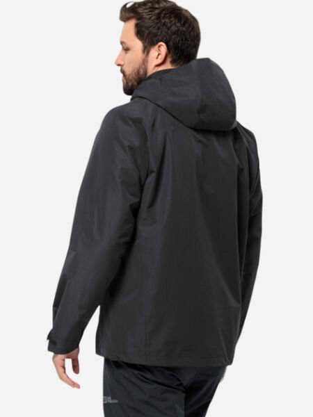 Jack Wolfskin TAUBENBERG 3IN1 JKT M Erkek Mont Siyah - S