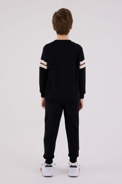 U.S. Polo Erkek Çocuk Eşofman Takımı 6-7 - Siyah