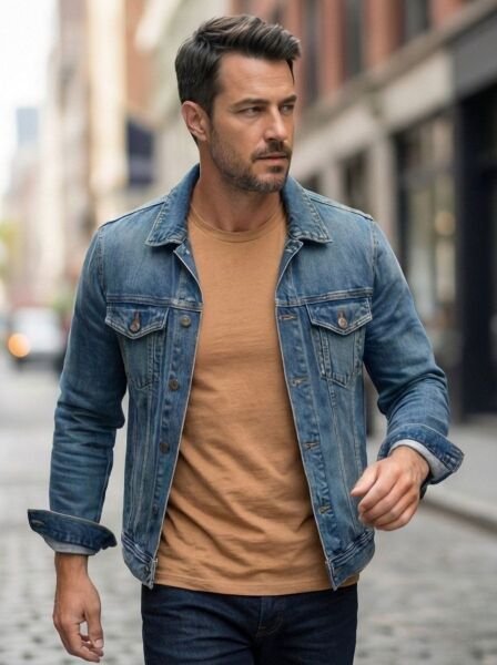 Premium Pamuklu Tişört Bisiklet Yaka Standart Rahat Kalıp (Regular Fit) Erkek/Kadın/Unisex Kahverengi - XL