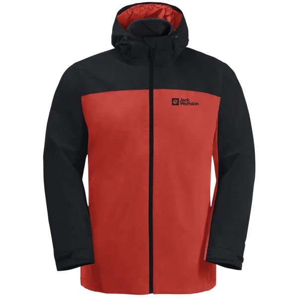 Jack Wolfskin TAUBENBERG 3IN1 JKT M Erkek Mont Kırmızı - M