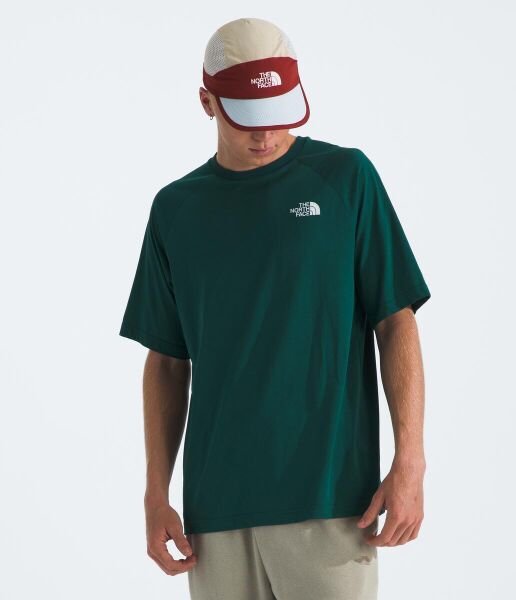 The North Face M Ss North Faces Tee Erkek T-Shirt Koyu Yeşil - XL