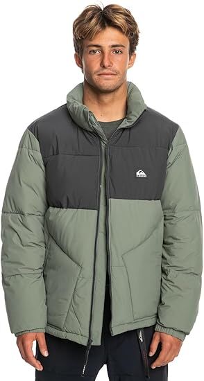 Quiksilver WILD MOUNTAIN Erkek Mont Yeşil - XXL