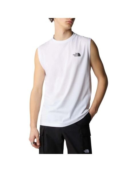 The North Face M Simple Dome Tank Erkek T-Shirt Beyaz - XL