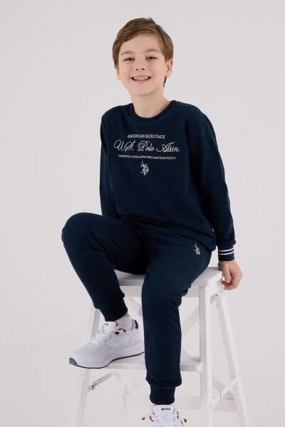 U.S. Polo Erkek Çocuk Eşofman Takımı 5-6 - Navy