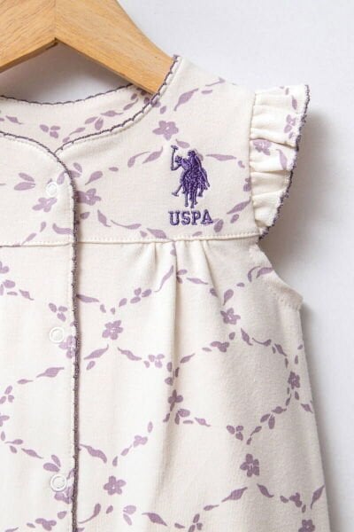 U.S. Polo Kız Bebek Tulum İnterlok  Kumaş