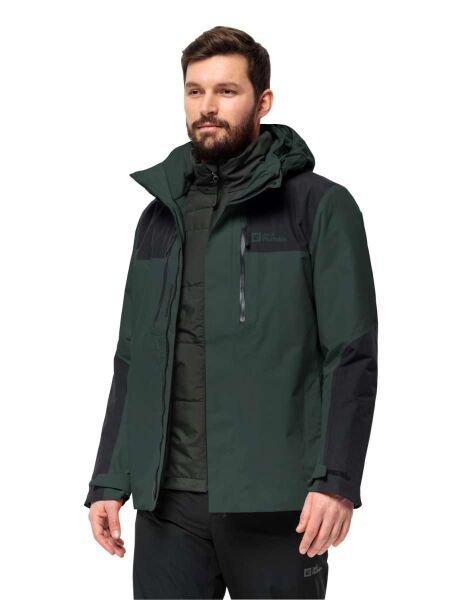 Jack Wolfskin JASPER 3IN1 JKT M Erkek Mont Yeşil - XXL