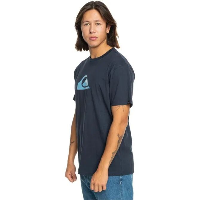 Quiksilver Comp Logo Ss Erkek Tişört Mavi - S