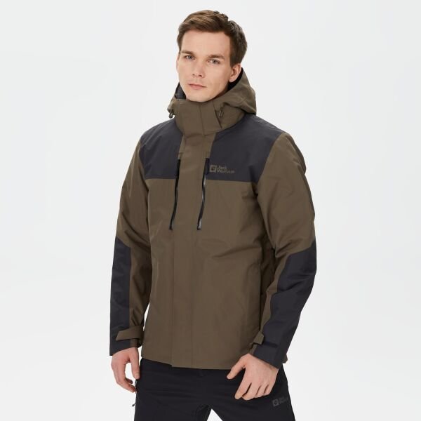 Jack Wolfskin JASPER 3IN1 JKT M Erkek Mont Kahverengi - S