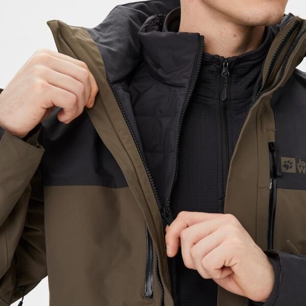 Jack Wolfskin JASPER 3IN1 JKT M Erkek Mont Kahverengi - S