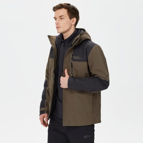 Jack Wolfskin JASPER 3IN1 JKT M Erkek Mont Kahverengi - M