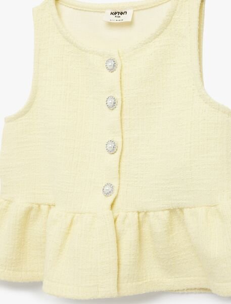 Koton Sarı Bluz 6Skg60026Ak Sarı - 9-10