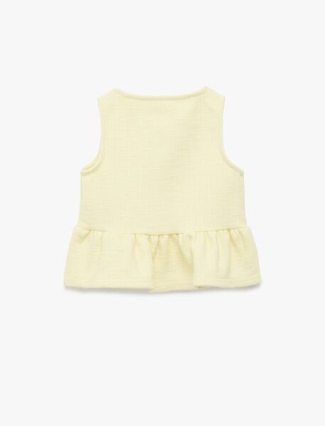 Koton Sarı Bluz 6Skg60026Ak Sarı - 9-10