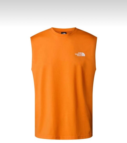 The North Face M Simple Dome Tank Erkek T-Shirt Turuncu - S