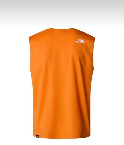 The North Face M Simple Dome Tank Erkek T-Shirt Turuncu - S