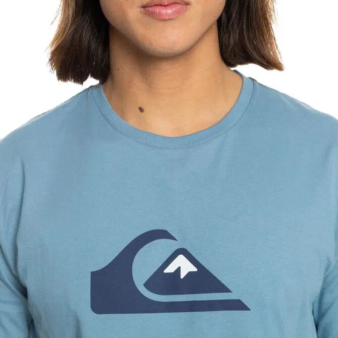 Quiksilver Comp Logo Ss Erkek Tişört Mavi - S