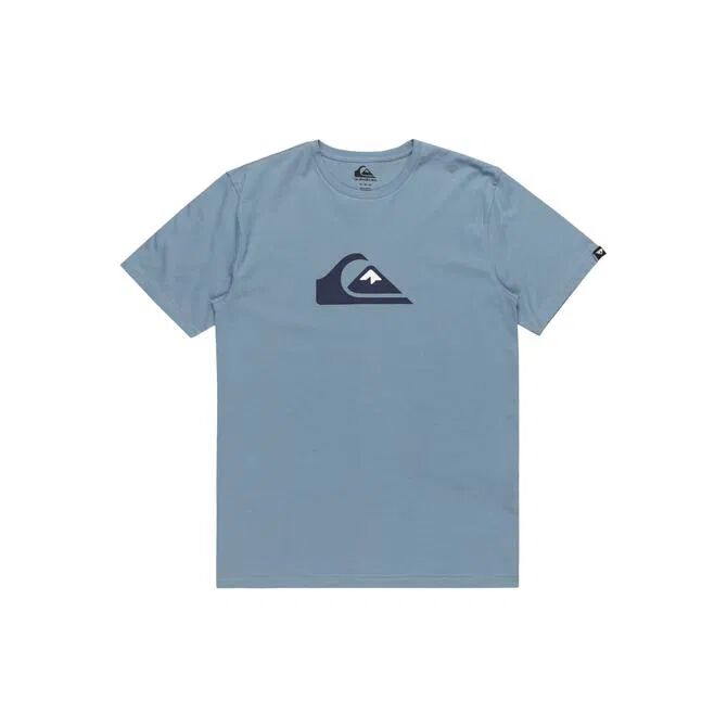 Quiksilver Comp Logo Ss Erkek Tişört Mavi - S