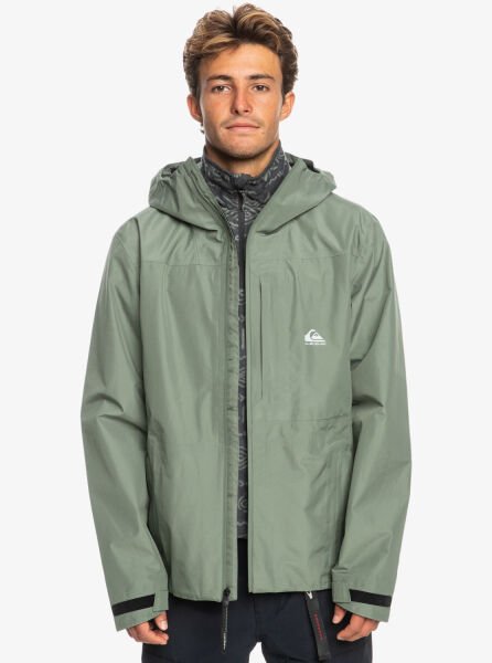 Quiksilver Over Cast Gore Tex Jk Yeşil - XL