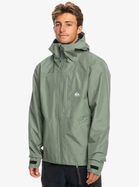 Quiksilver Over Cast Gore Tex Jk Yeşil - XL