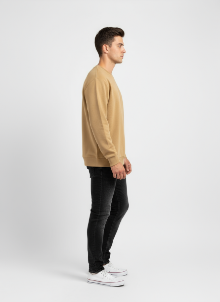 GAMP BİSİKLET YAKA SWEAT Siyah - XL