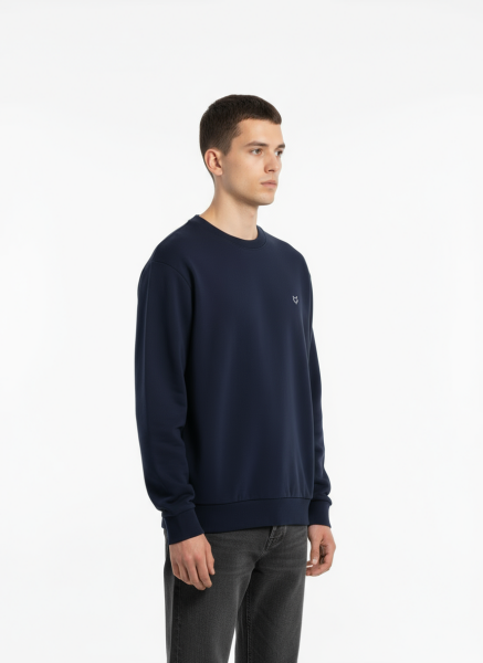 GAMP BİSİKLET YAKA SWEAT Siyah - XXL