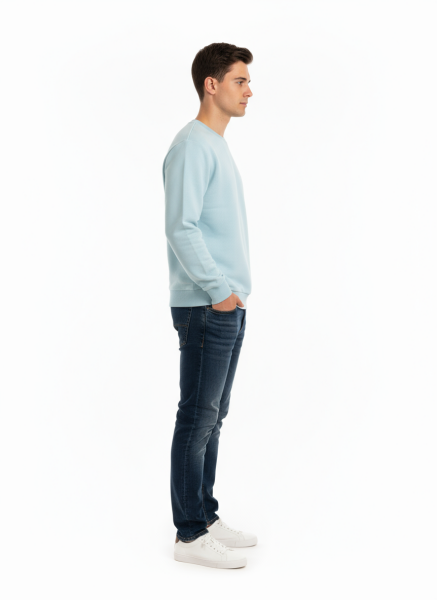 GAMP BİSİKLET YAKA SWEAT Siyah - XL