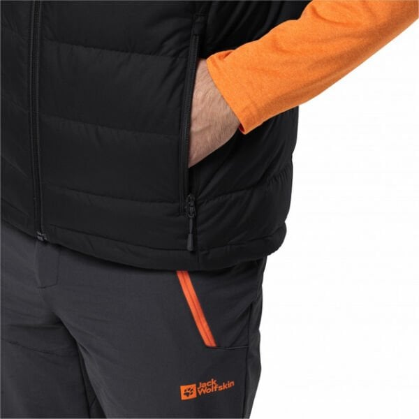 Jack Wolfskin Ather Down Vest M Siyah - M