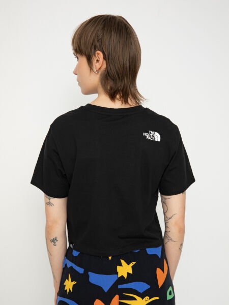 The North Face W Simple Dome Cropped Relaxed Tee Kadın T-Shirt Siyah - XS